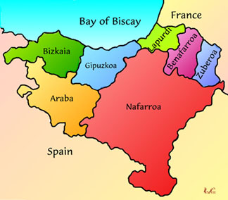The Seven Regions of the Basque